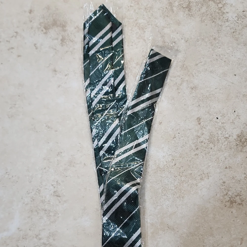 Green Striped Tie